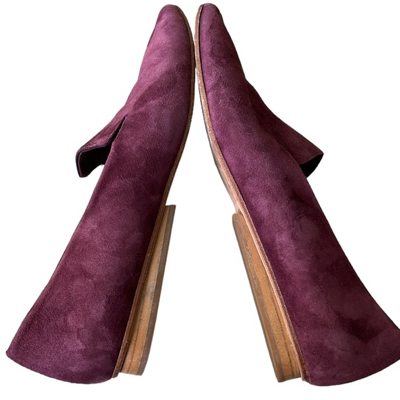 Coclico Spain Dofe Suede Leather Pointed Toe Loafers Flats in Raisin - 39 - 8.5 - Picture 11 of 16